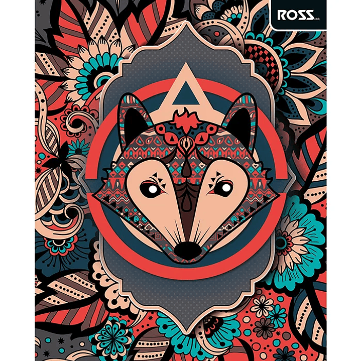 Pack 10 Cuadernos Universitarios ROSS 100hjs. Pattern 4
