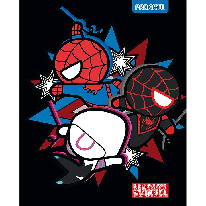 Pack 10 Cuadernos Universitarios Proarte 100hjs. Marvel Kawai 9