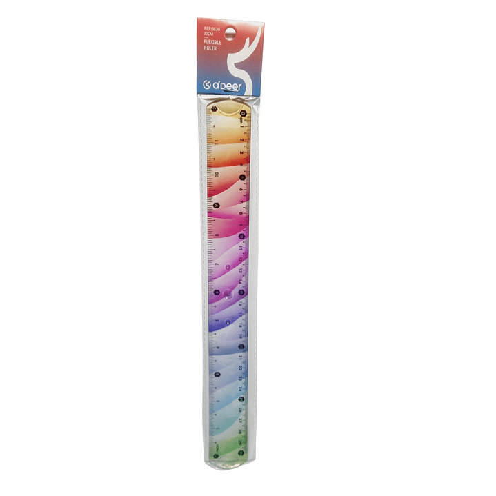 Regla Flexible Multicolor 30Cms 1