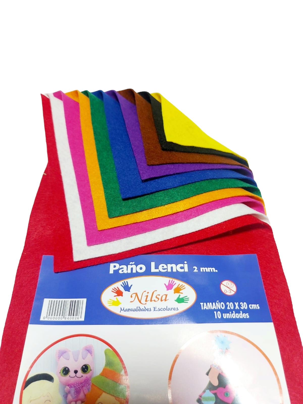 Pack 10 Pañolenci 20x30Cms