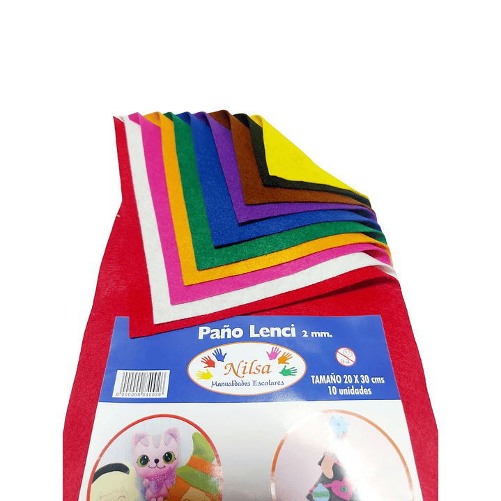 Pack 10 Pañolenci 20x30Cms 1