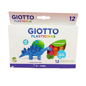 Plasticina Giotto 12 colores