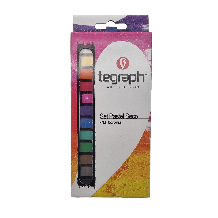 Set 12 Lapices pastel seco Tegraph 1