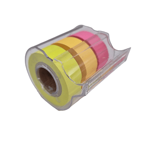 Banderitas adhesivas en punta 5 colores-transparentes