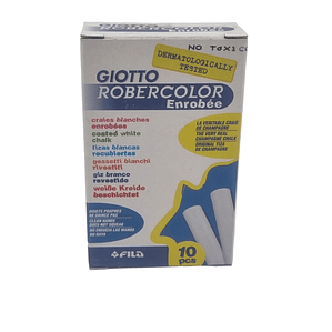 Caja 10 Tizas Blancas Giotto Hipoalergenicas