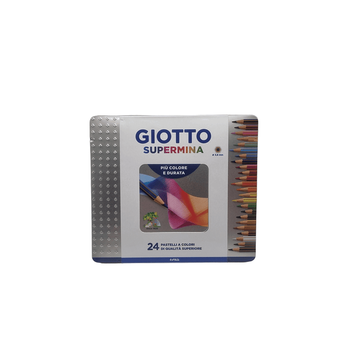 Giotto Supermina 24 Colores Estuche metalico 2