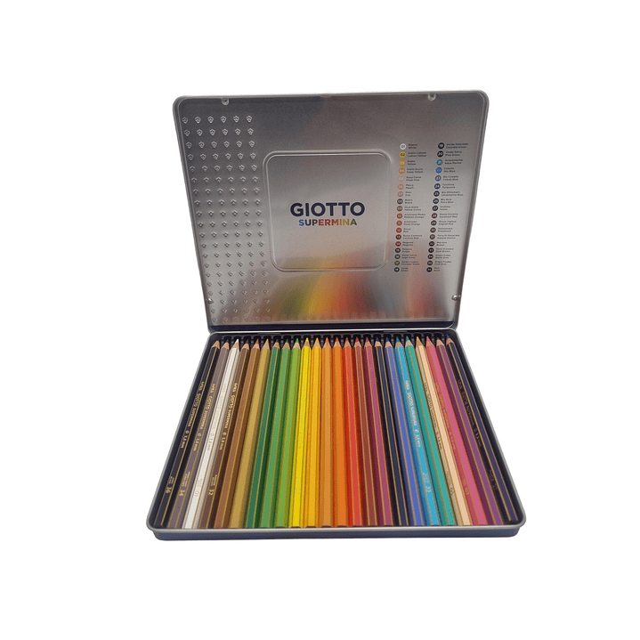 Giotto Supermina 24 Colores Estuche metalico 1