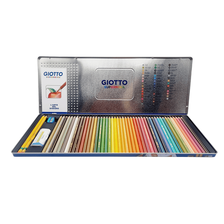 Giotto Supermina 50 Colores Estuche metalico 1