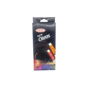 Set de Pintura Oleo 12ml Artel 12 Colores