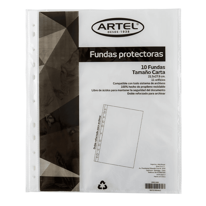 Funda protectora Artel Tamaño Carta 1