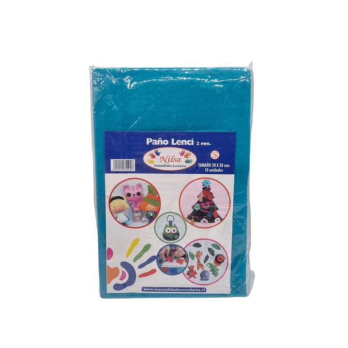 Pack 10 Pañoneci 30x20Cms Colores 10