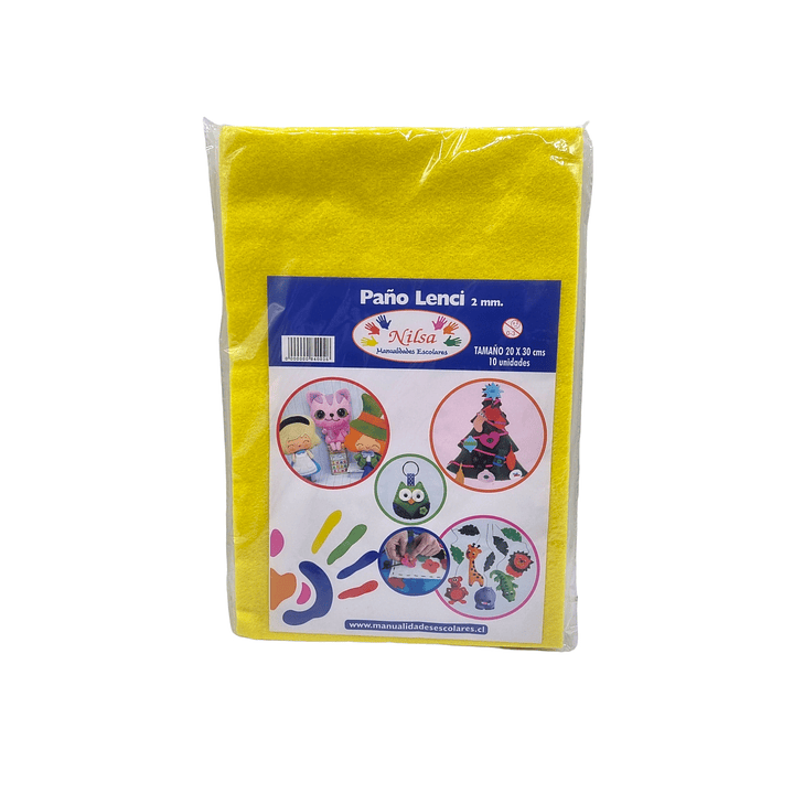 Pack 10 Pañoneci 30x20Cms Colores 15