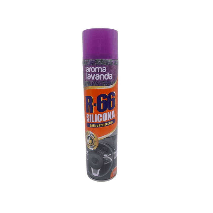 Silicona automotriz en Spray R66 Aroma Lavanda 650cc 1
