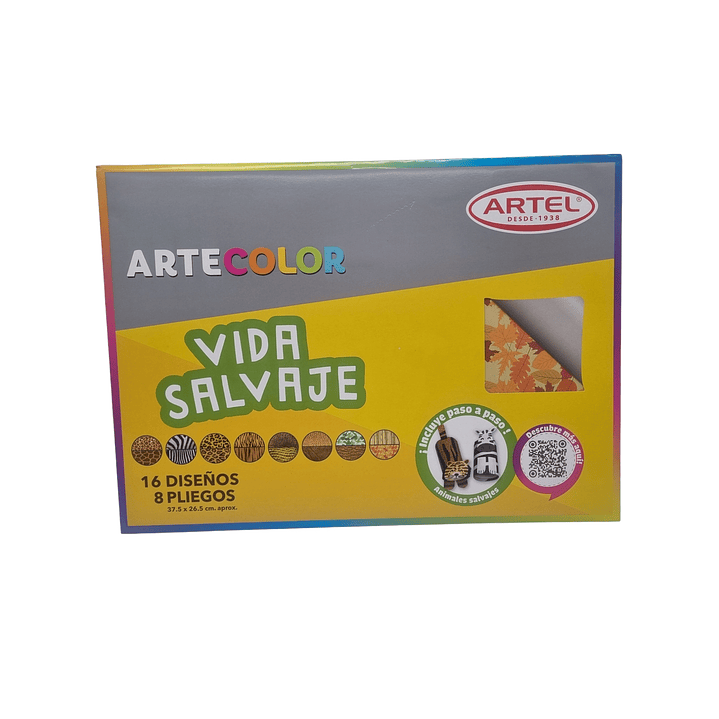 Block papeles Vida Salvaje Artel 1