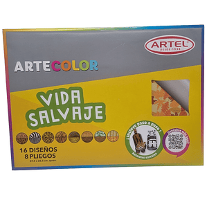 Block papeles Vida Salvaje Artel