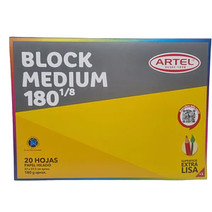 Block de dibujo Medium 180 1/8