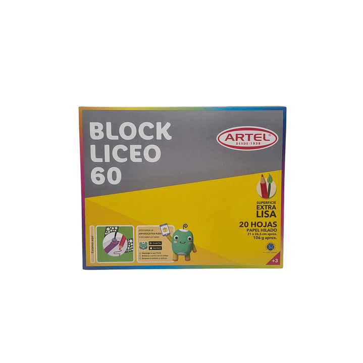Block de dibujo Liceo 60 Artel 1