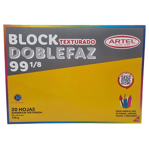 Block de dibujo doble faz  99 1/8