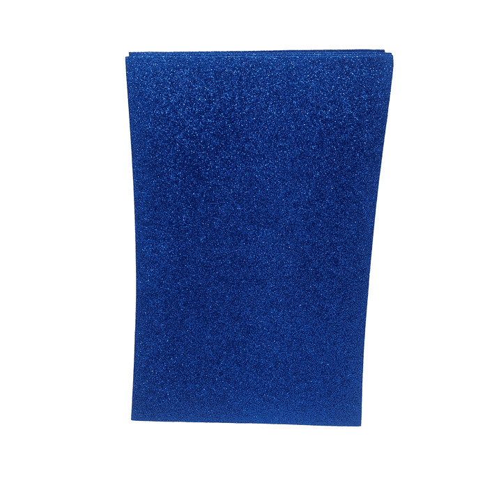 Pack 10 Goma con Glitter eva 20x30cm. 12