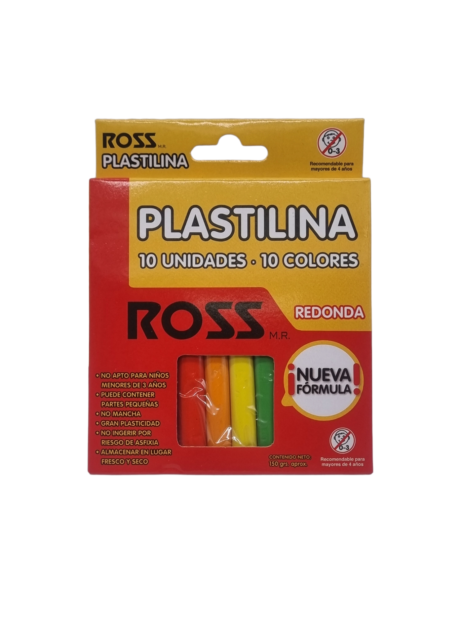 Plasticina - Plastilina Ross 10 Colores