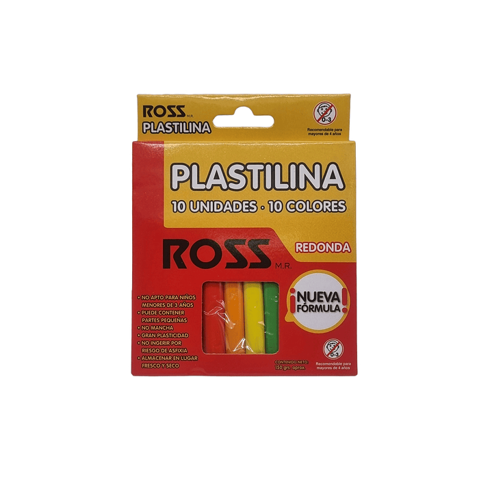 Plasticina - Plastilina Ross 10 Colores 1