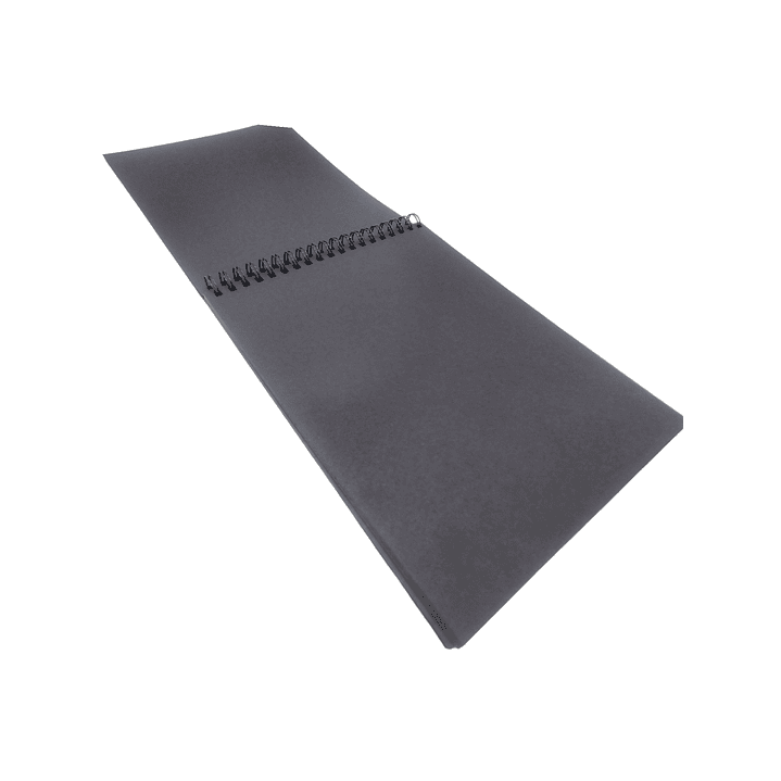 Croquera Fiscal Hoja Negra 16.5x21.7Cms 2