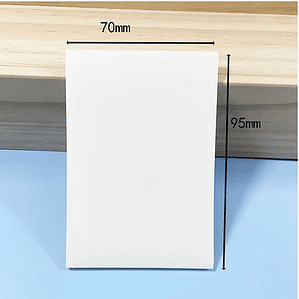 Notas adhesivas Transparentes Blanca 70x95mm 