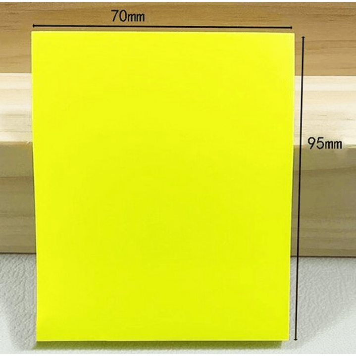 Notas adhesivas Transparentes Blanca 70x95mm  7