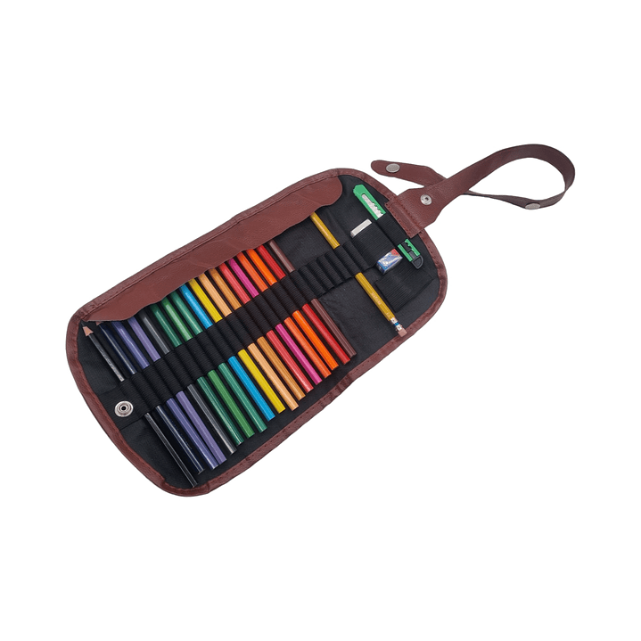 pack de dibujo + estuche enrollable 5