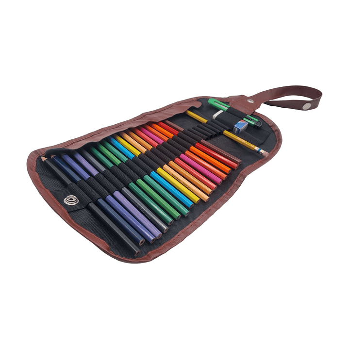 pack de dibujo + estuche enrollable 2