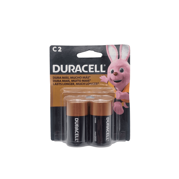 pack 2 Pila Duracel C mediana 1