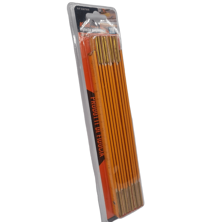 Regla Plegable De Madera 2mts. 5