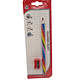 Lapiz multicolor de Madera Punta Multicolor + Sacapuntas - Miniatura 1