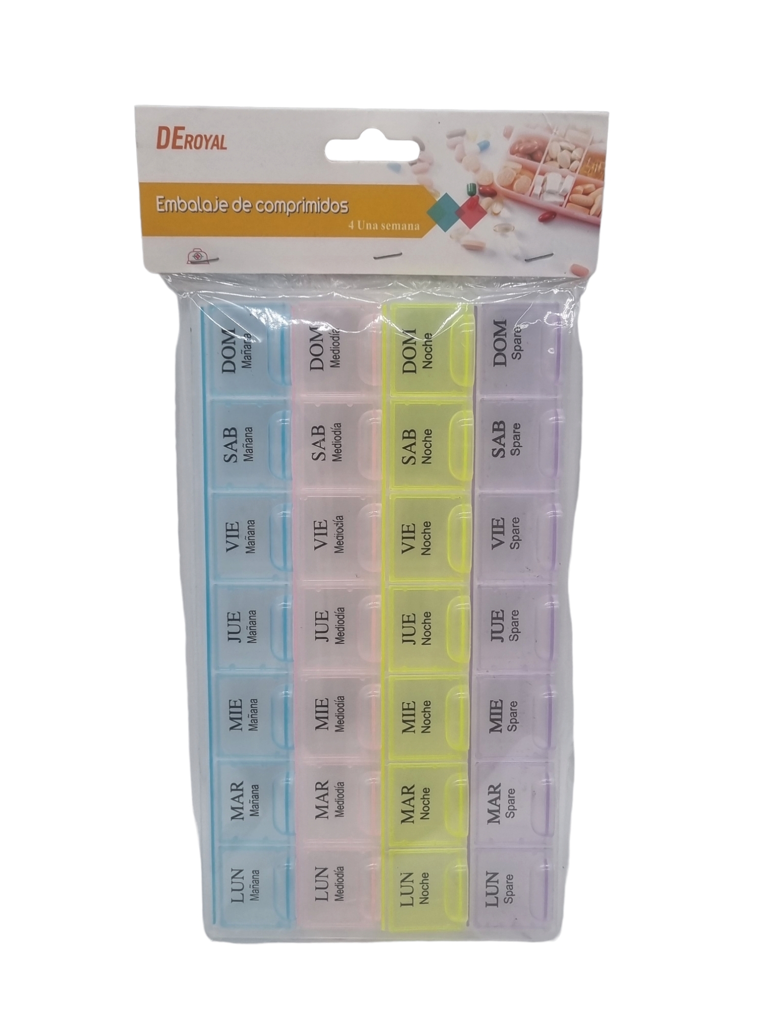 Pastillero XL 28 compartimentos