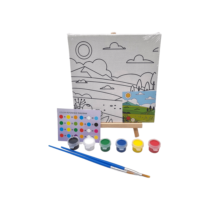 Pack de bastidor para colorear 15x15Cms 1