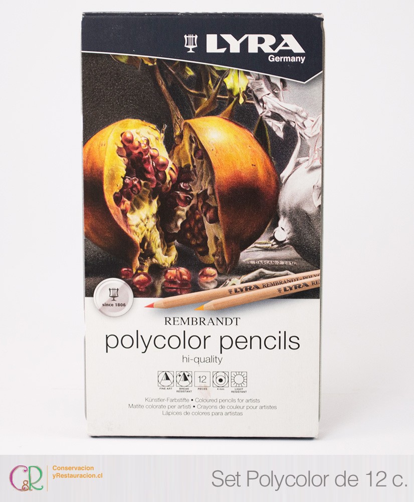 Set Polycolor pencils Lyra Rembrandt 12pcs