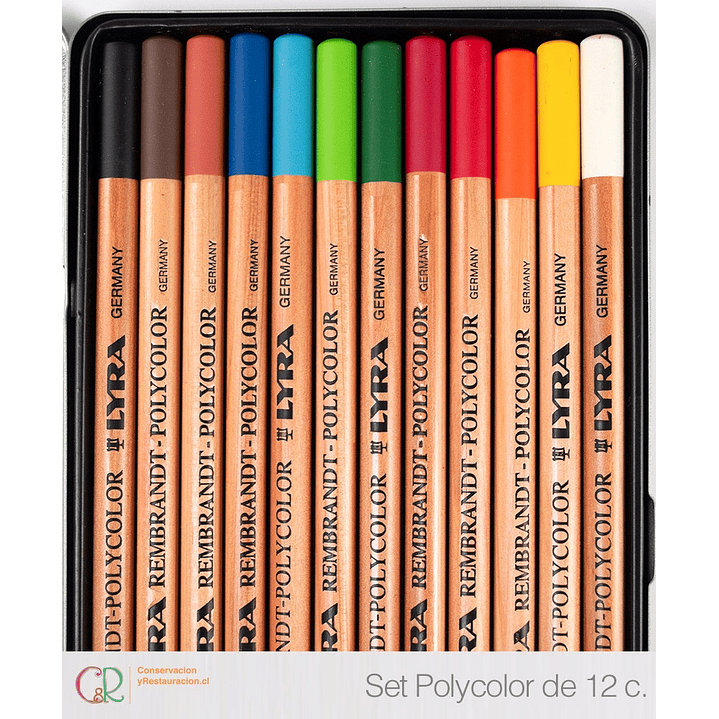 Set Polycolor pencils Lyra Rembrandt 12pcs 2