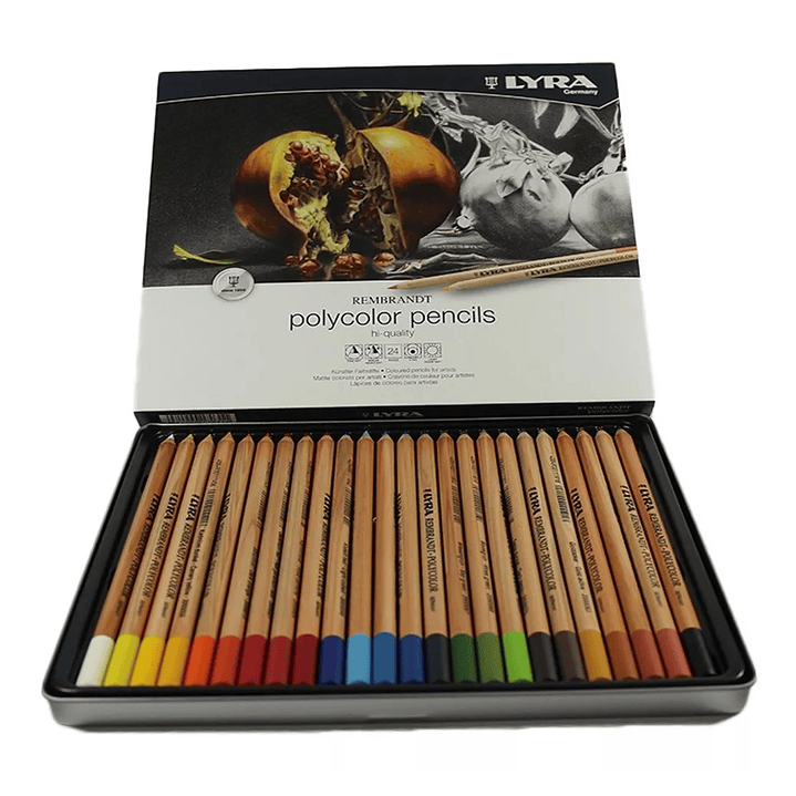 Rembrandt Polycolor Pencils Lyra 24 Colores  3
