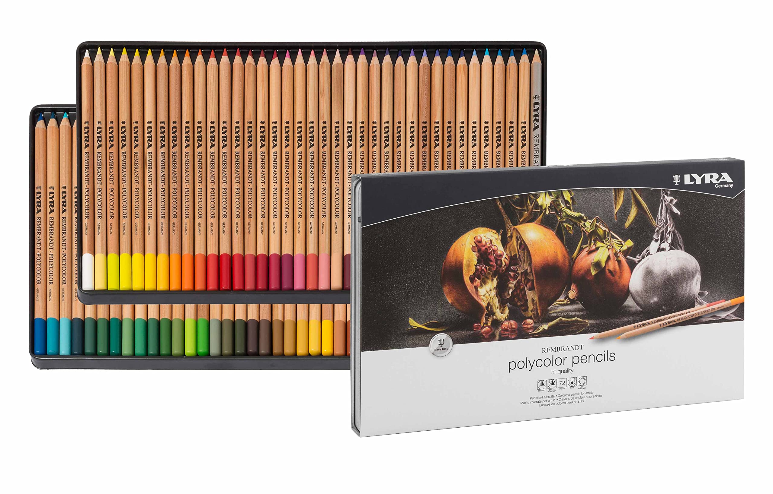 Rembrandt Polycolor Pencils Lyra 72 Colores
