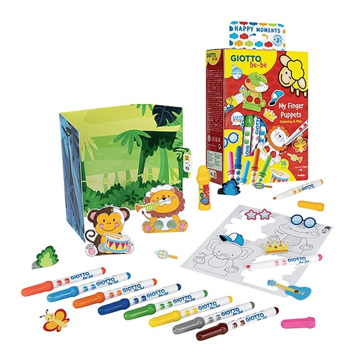 Marcadores Giotto bebe Marioneta de dedos 1
