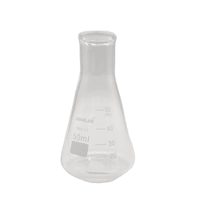 Matraz Erlenmeyer graduado 50ml