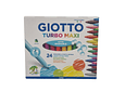 Marcadores Giotto turbo Maxi 24 colores - Lavables.
