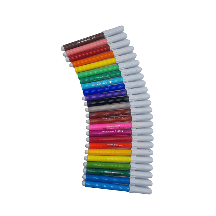 Marcadores Giotto turbo Maxi 24 colores - Lavables. 2