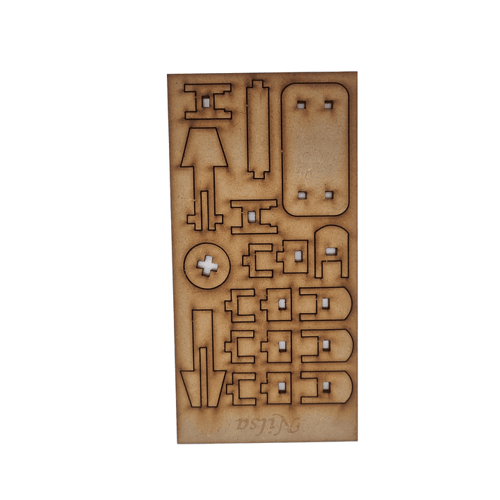 Comedor Armable para maqueta Corte laser Nilsa 2