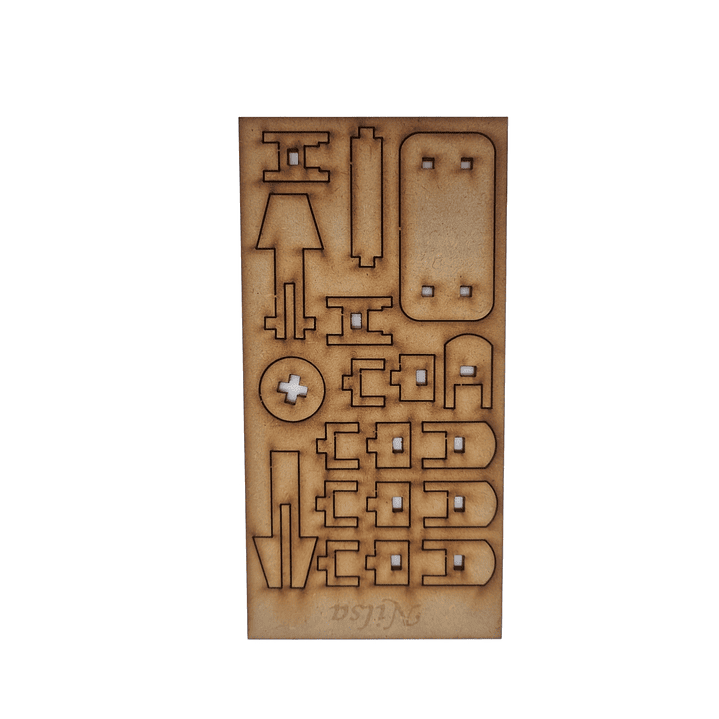 Comedor Armable para maqueta Corte laser Nilsa 3