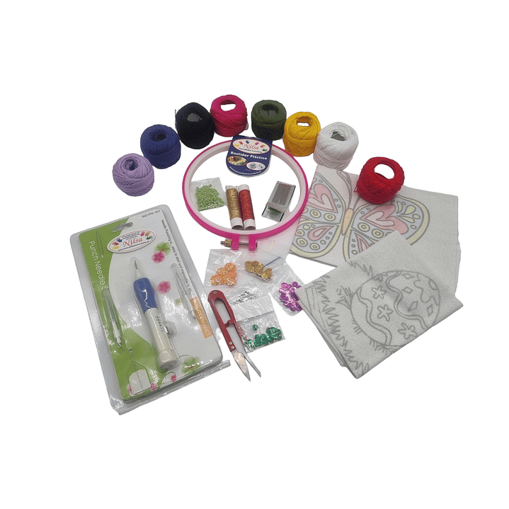 Kit para bordado Hilo Perle Nilsa 1