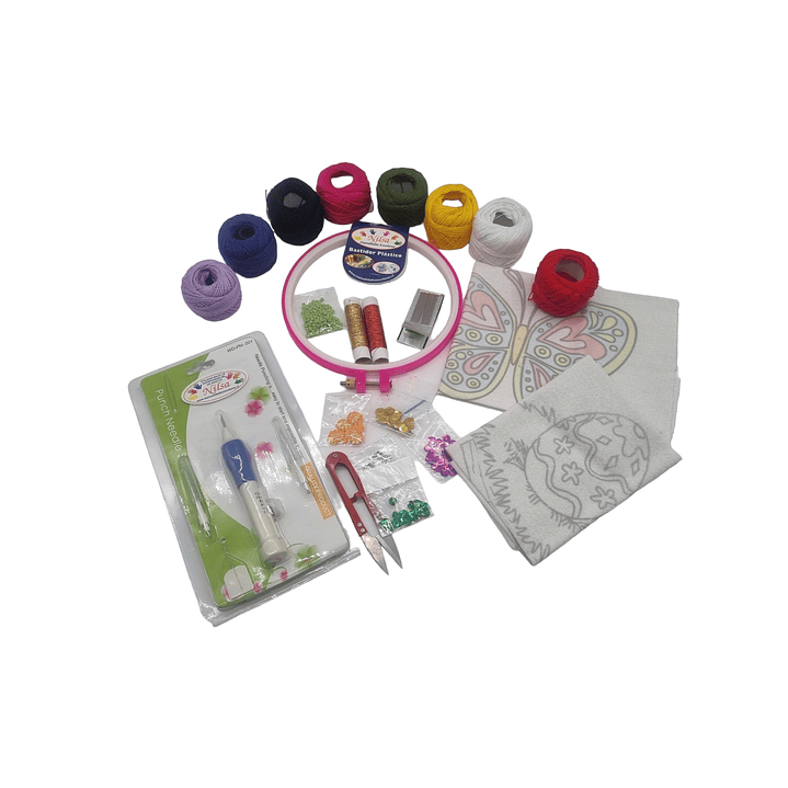 Kit para bordado Hilo Perle Nilsa 2