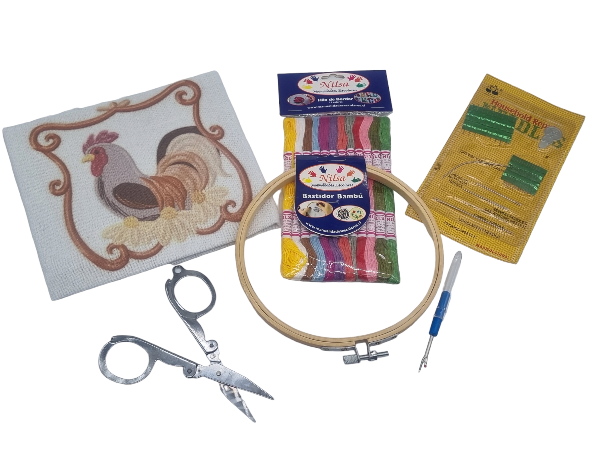 Kit  mi primer Bordado Nilsa