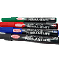 Set 4 plumones permanente S50 colores Artel - Miniatura 3