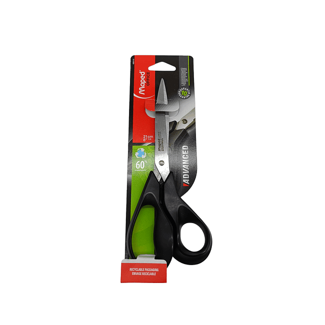 Tijera Maped Advanced Green 21Cms